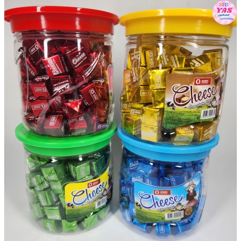 100pcs (approx.) CHEESE CUBE / loot bag fillers / paninda / giveaways ...