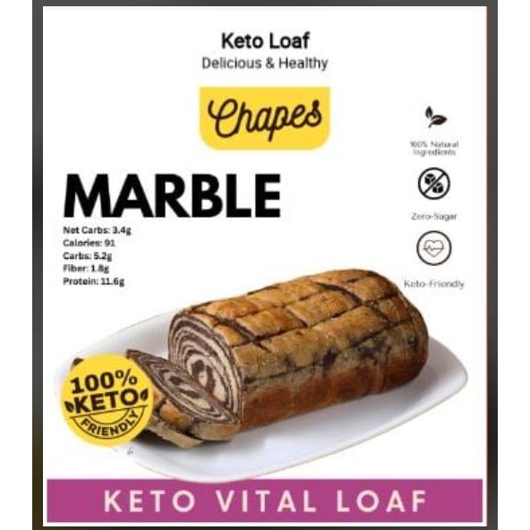Chapes Keto Loaf Marble (Half) Shopee Philippines