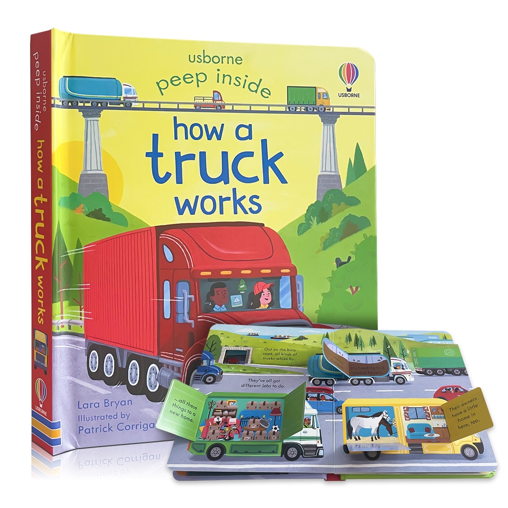 3D Usborne Peep Inside How A Truck Works Education English book for ...