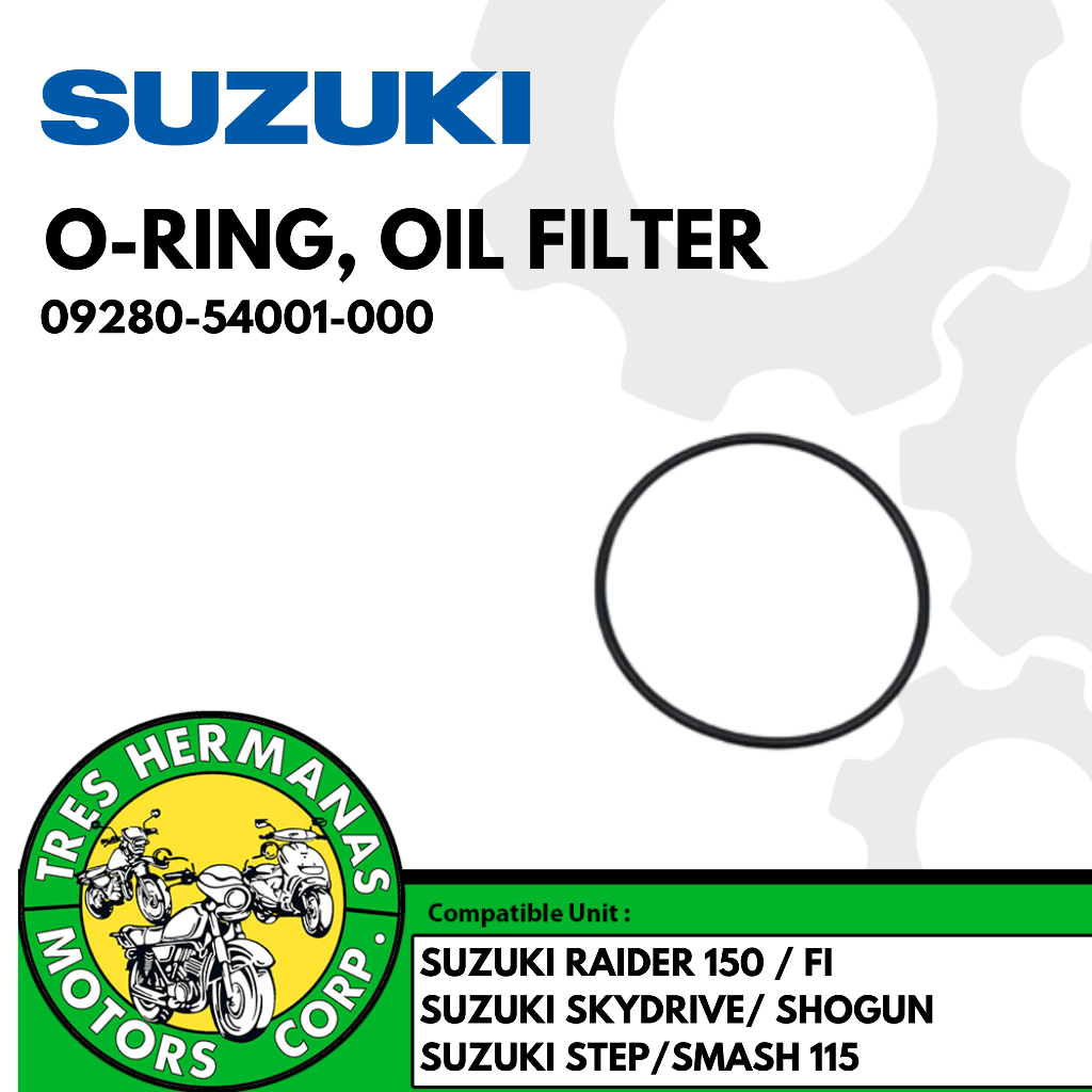 O-RING OIL FILTER FOR Suzuki MOTORCYCLE ( 09280-54001-000 ) | Shopee ...
