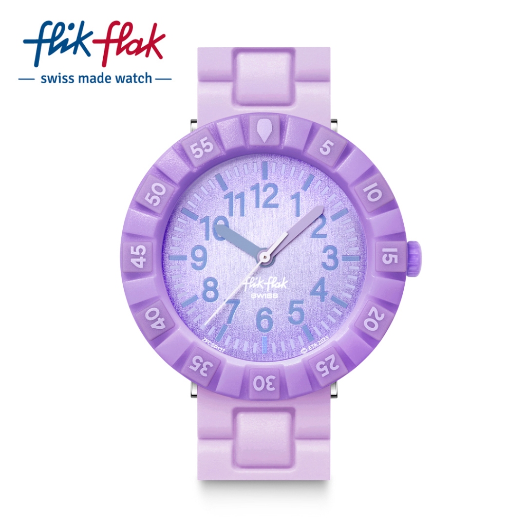 Flik Flak Lavendology FCSP127 Lavender Silicone Strap Watch | Shopee ...
