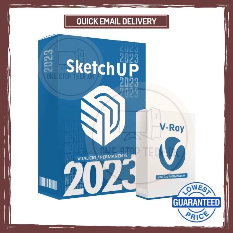 Sketchup 2024 | VRay 7 | Enscape 4 - Windows | Lifetime | Shopee ...