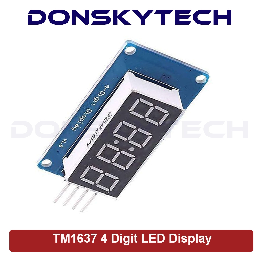 TM1637 4 Bits Digit LED Display Module | Shopee Philippines