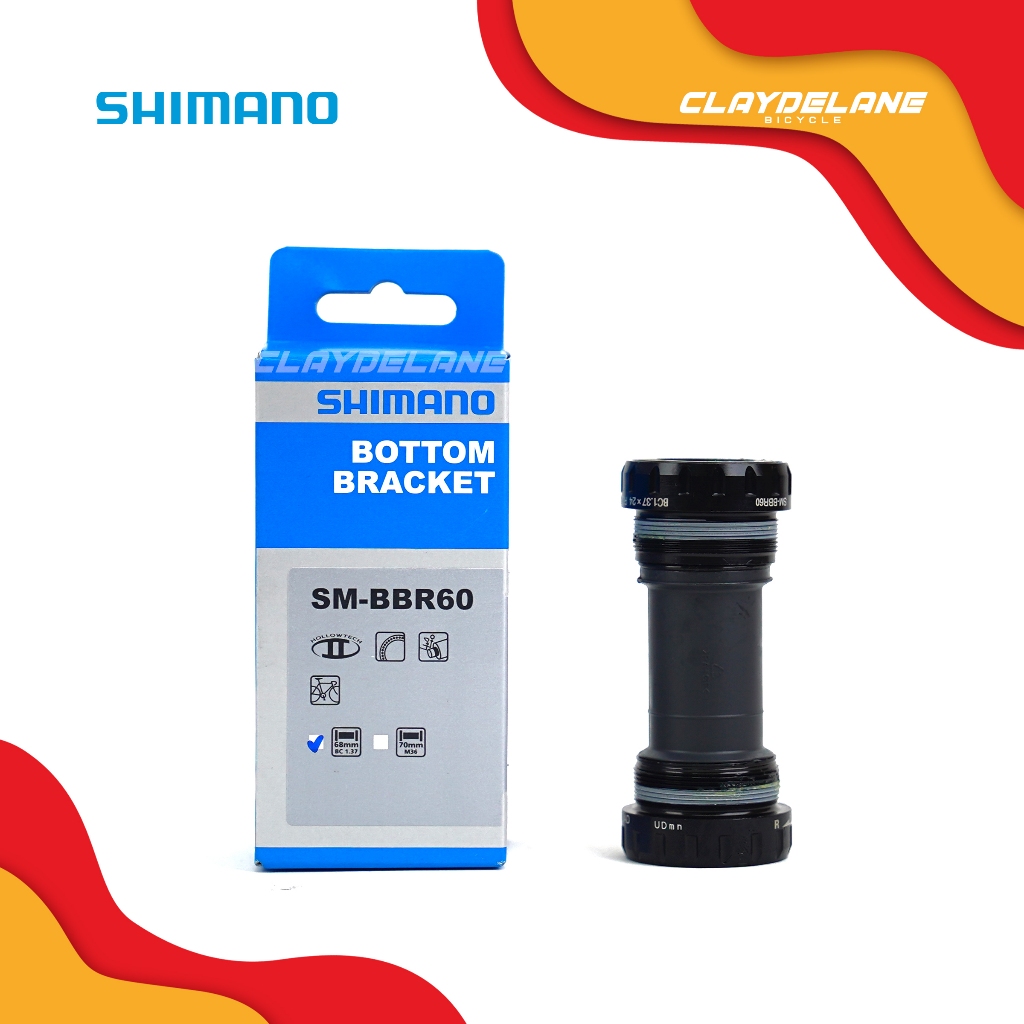 Shimano SM-BBR60 ULTEGRA Threaded Bottom Bracket 68/70 mm shell width ...