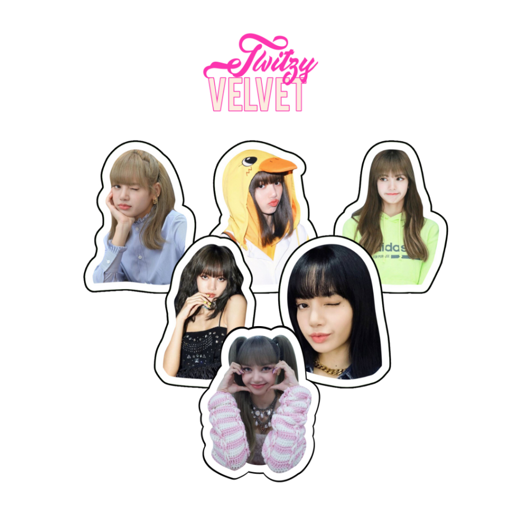 UNOFFICIAL Fanmade Blackpink Lisa Matte Waterproof Stickers | Shopee ...