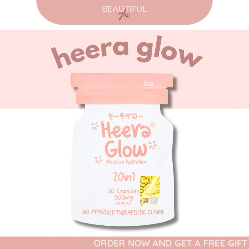 Heera Glow Absolute Hydration 20-in-1 Glutathione | Shopee Philippines