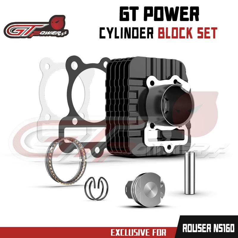 GT POWER Cylinder Block Set ROUSER NS160 STD Φ58MM Made In Thailand ...