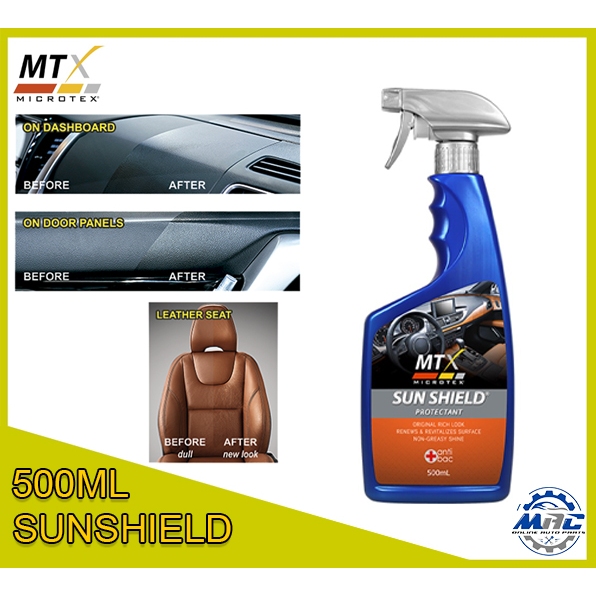 Microtex Sunshield protectant car Interior Cleaner 300ml 500ML | Shopee ...