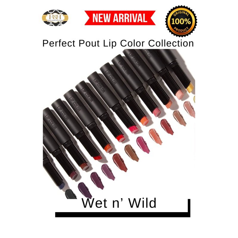 Wet n Wild Perfect Pout Lip Color Collection - USA Authentic | Shopee ...