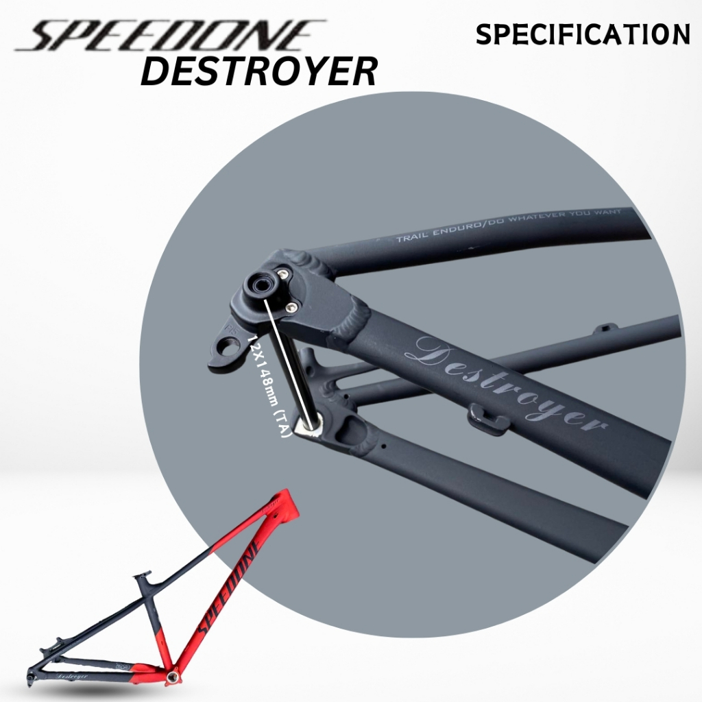 SPEEDONE DESTROYER FRAME MTB FRAME | Shopee Philippines
