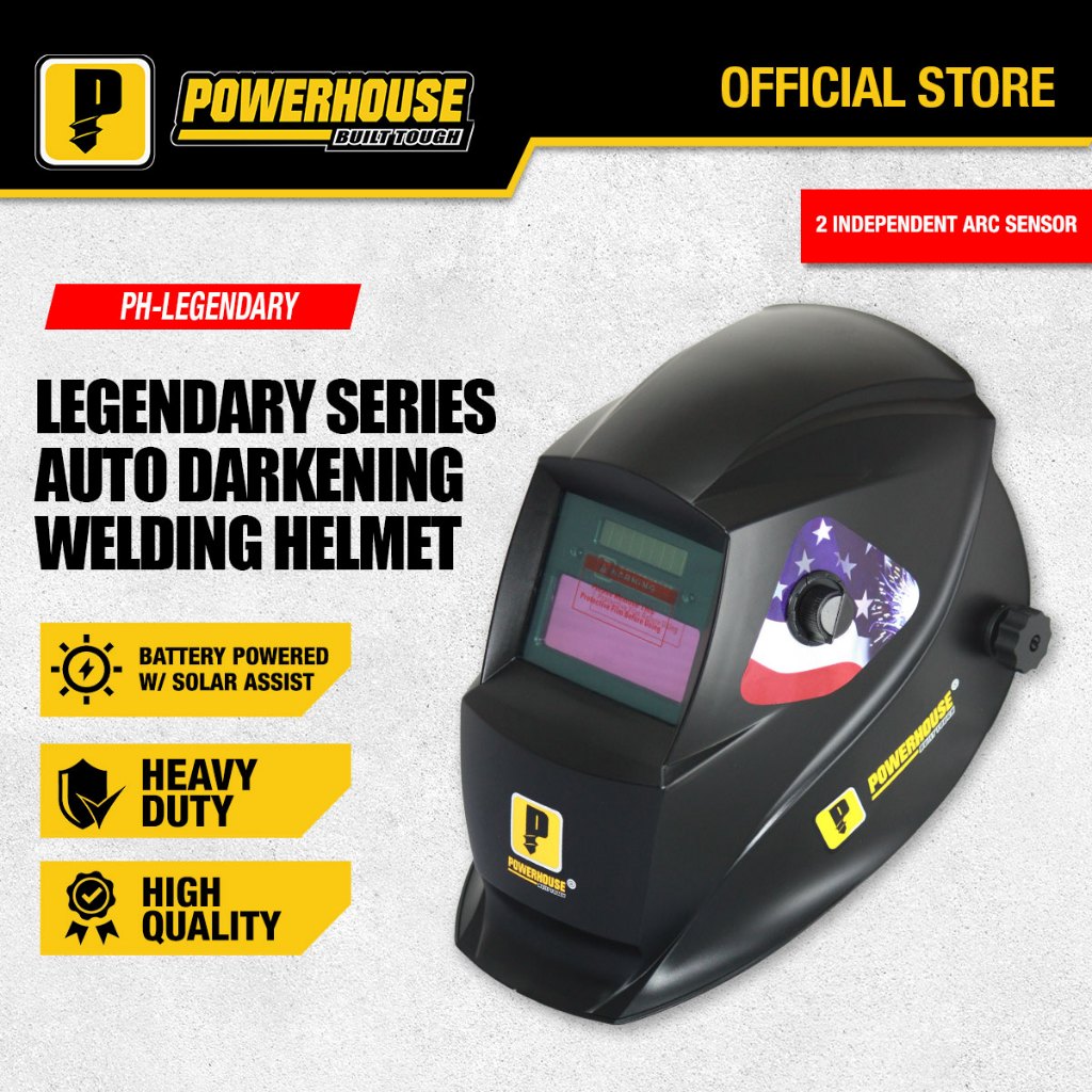 POWERHOUSE Legendary Series Auto-Darkening Welding Helmet Accessories ...