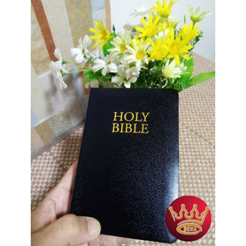 HOLY BIBLE KING JAMES VERSION LARGE PRINT COMPACT BIBLE TGS BLACK ...