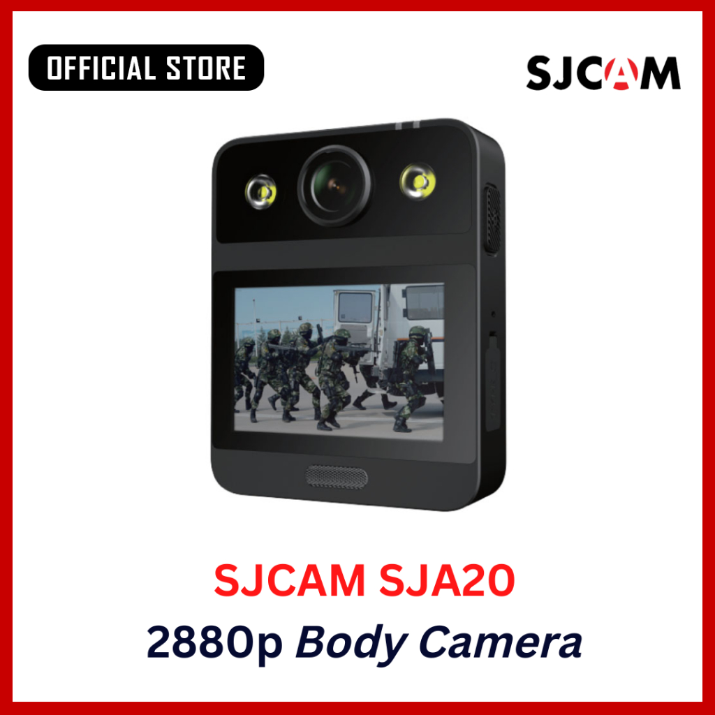 SJCAM A20 Waterproof Portable Wearable Infrared Police Security Body ...