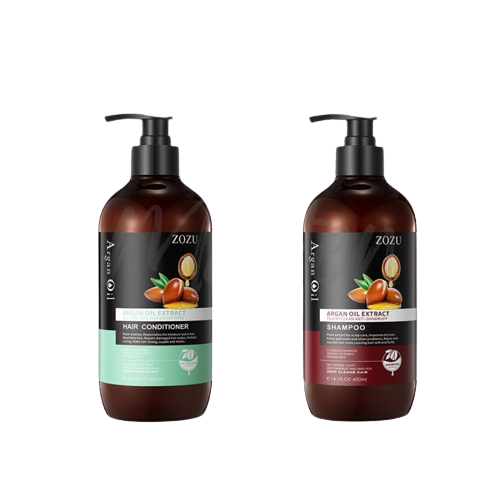 1 Set ZOZU Argan Oil Shampoo and Conditioner 400ml each Shopee