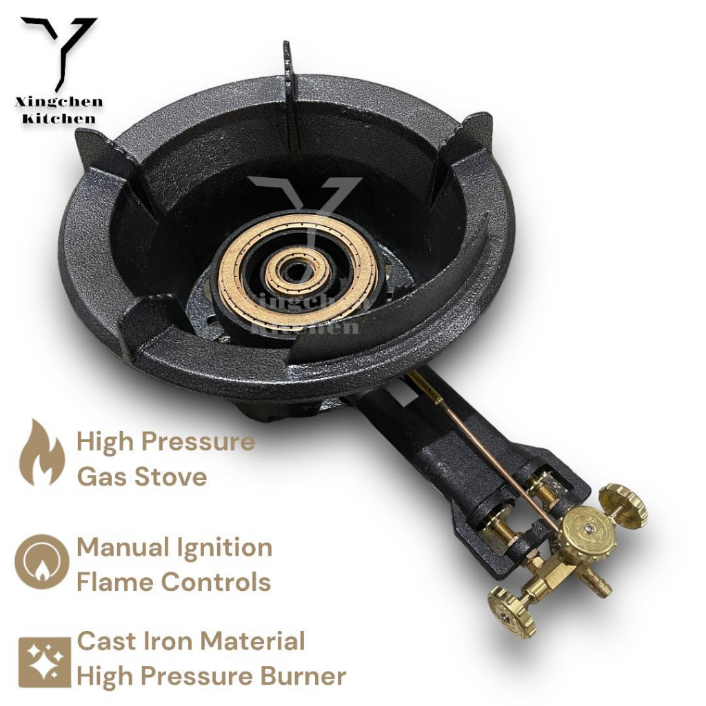 XHP10 High Pressure Gas Stove Heavy Duty Single Burner Double Burner