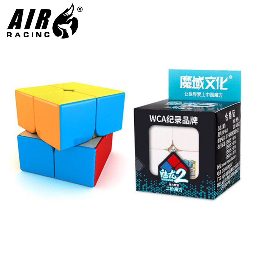 Rubik's Cube MoYu 2X2 Magic Cube 2 By 2 Cubes 50mm Speed Pocket Sticker Puzzle Cube Professional