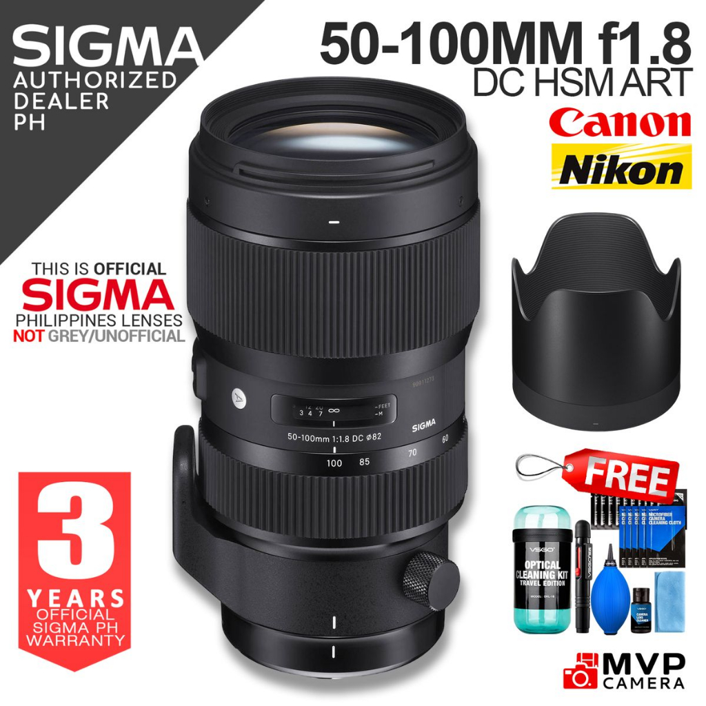 [OFFICIAL PH] SIGMA 50100mm f1.8 DC HSM Art Lens APSC MVP CAMERA