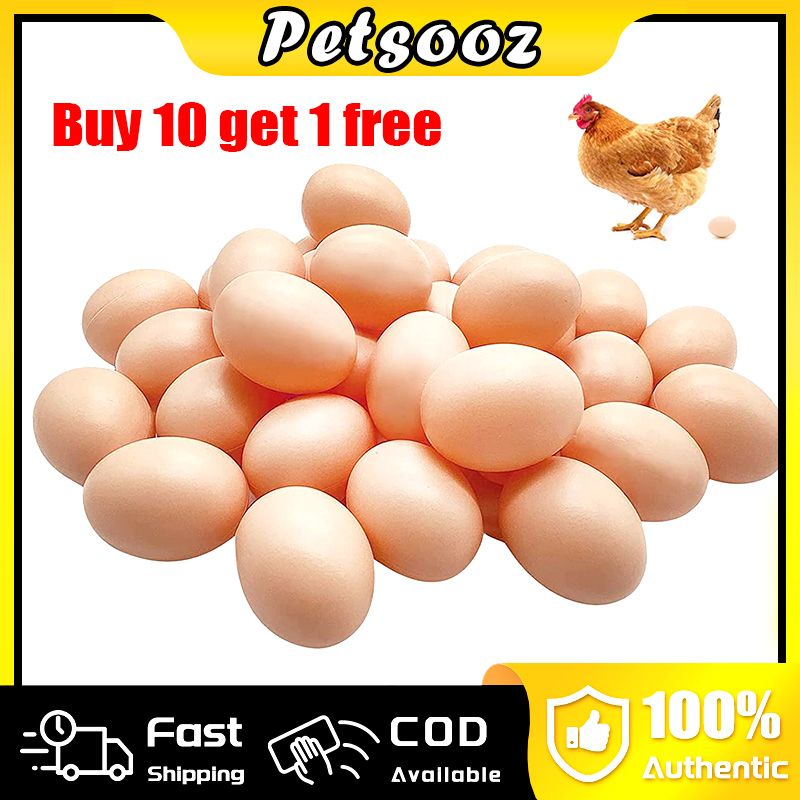 10/20/50Pcs Artificial Fake Egg Plastic Fake Dummy Eggs for Encouraging