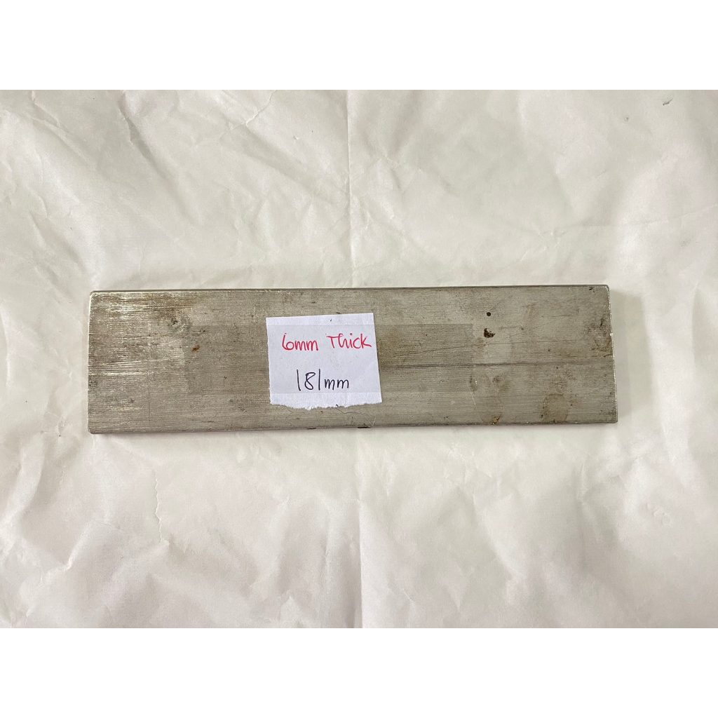 Coavoo Flat Copper Bar 6mm X 60mm X 180mm 0.24" X 2.4" X 7.09 Inch Long