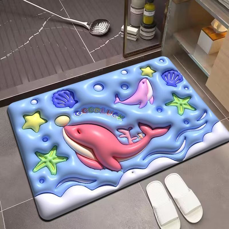 3D Character High Quality Microfiber doormat anti slip Mat/ Carpet/Rug ...