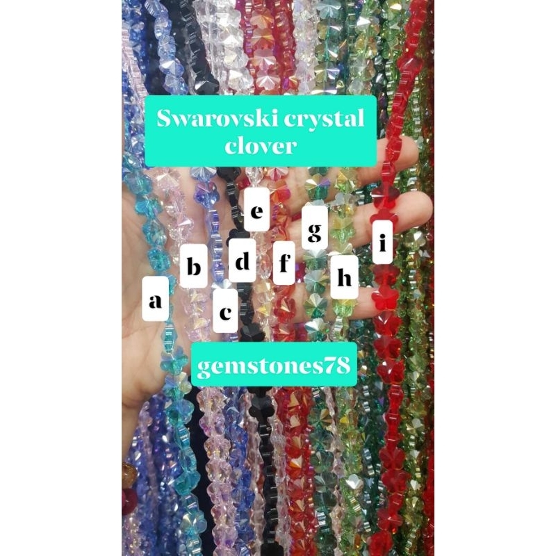 Swarovski crystal clover 10mm | Shopee Philippines