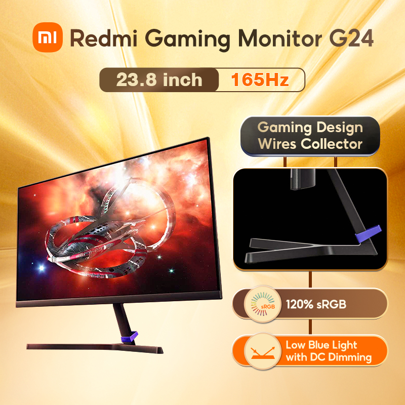 Xiaomi Redmi Gaming Monitor G24 23.8 inch 165Hz 1ms Fast Response Full ...