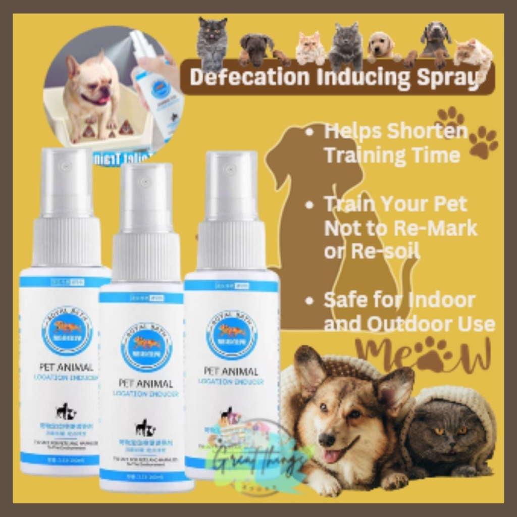 GTS 3 Pcs Pet Toilet Training Spray Pet Potty Trainer for Dogs & Cats