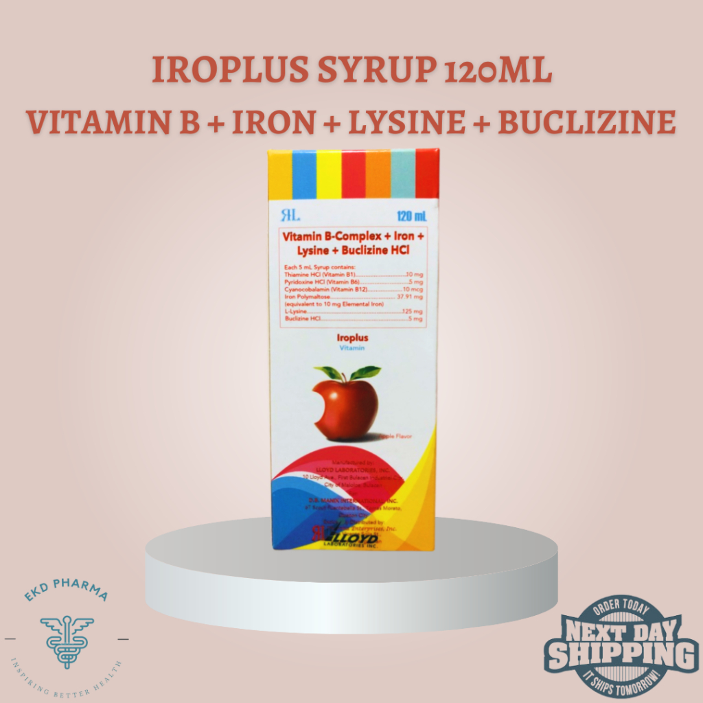 APPECZIN PLUS / IROPLUS Vitamin + Iron + Lysine + Buclizine