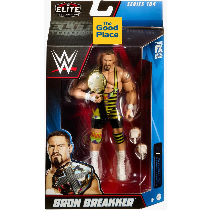 MATTEL WWE Elite Collection Series 104 Bron Breakker Yellow Tights ...