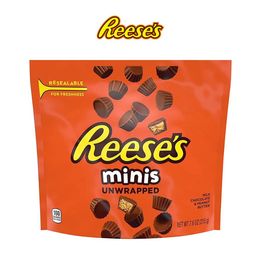 Reese's Minis Unwrapped Milk Chocolate & Peanut Butter Miniature Cups ...