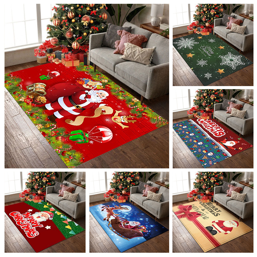 80cm * 120 cm Christmas carpet Carpets floor mat Room mat Soft carpet