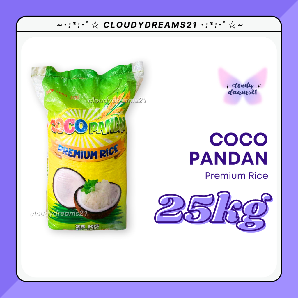 COCO PANDAN QUALITY PREMIUM RICE 25KG Shopee Philippines