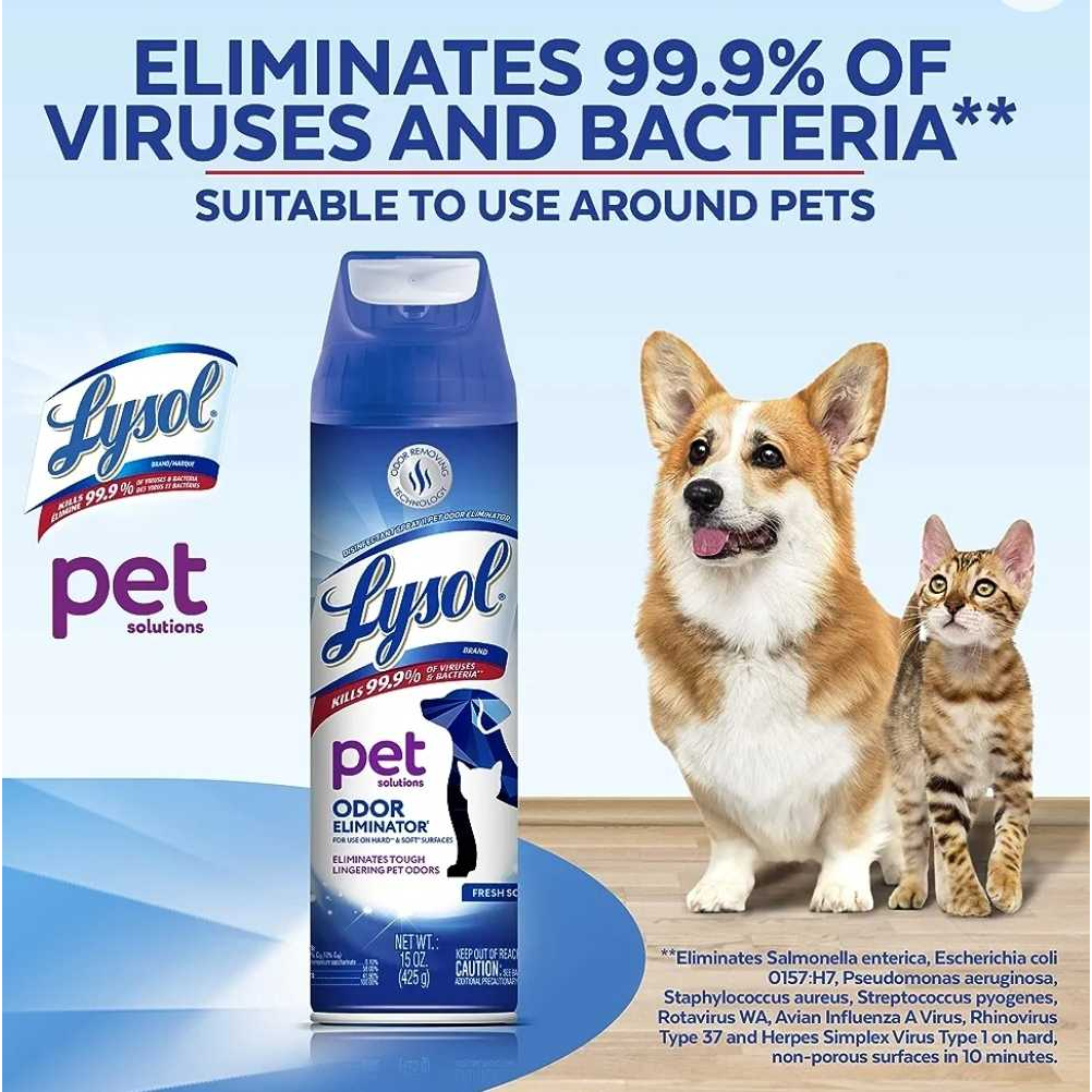 Lysol Pet Solutions Pet Odor Eliminator 425g Shopee Philippines