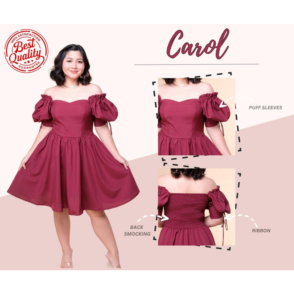 Carol Dress | Mall Quality Dress | Shopee Philippines