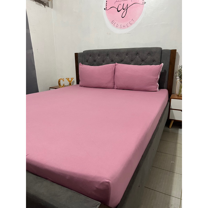 Plain No Lukot Bedsheet by CY Shopee Philippines