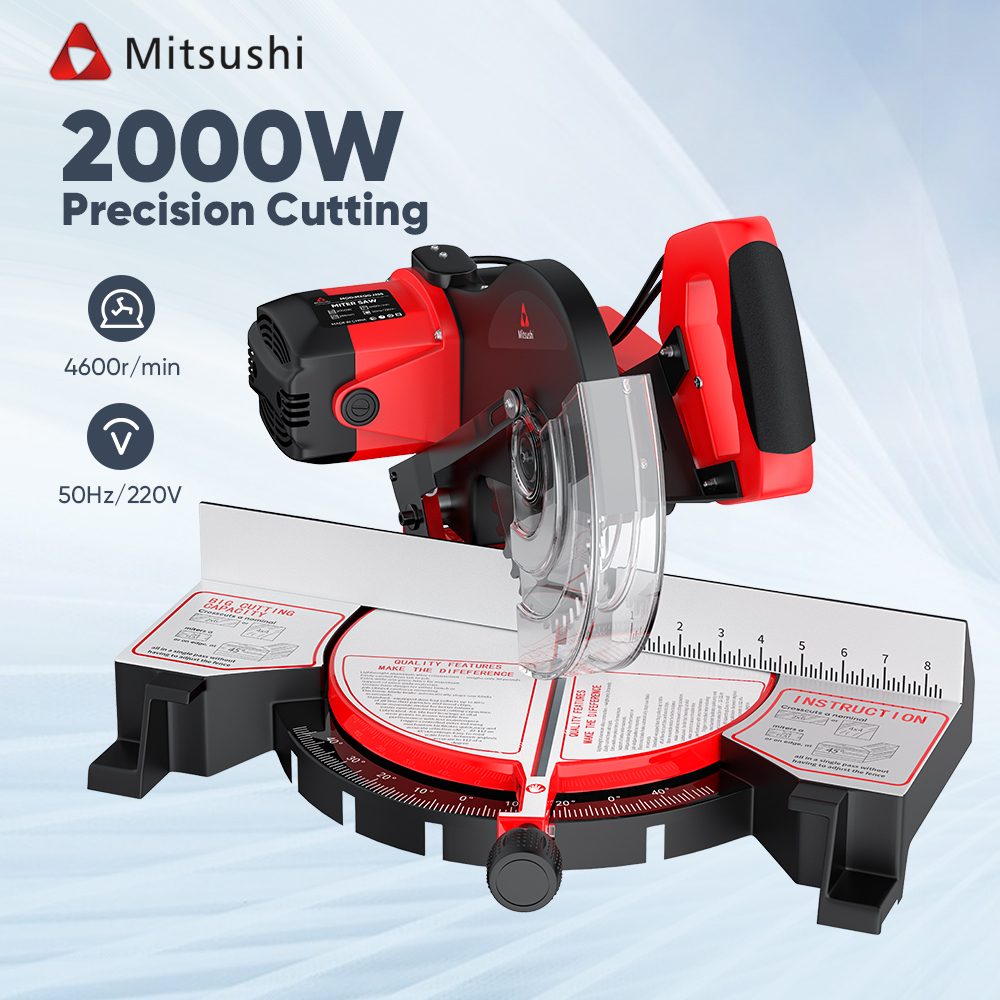 Mitsushi MIT255 2000W 220V Mitre Saw For Aluminum Miter Saw Cutting