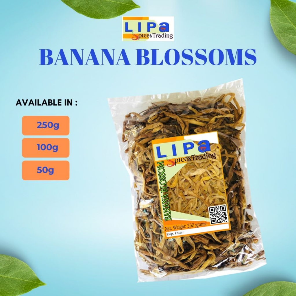 Lipa Spices Trading Banana Blossoms Bulaklak ng Saging 250 Grams | 100 ...