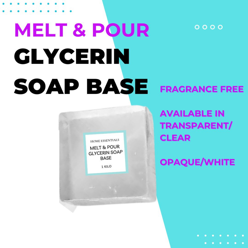 Melt And Pour Glycerin Soap Base Clear Opaque Unscented 100g 250g 