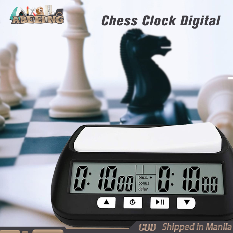Portable Chess Clock Digital Chess Count Up Down Timer | Shopee Philippines