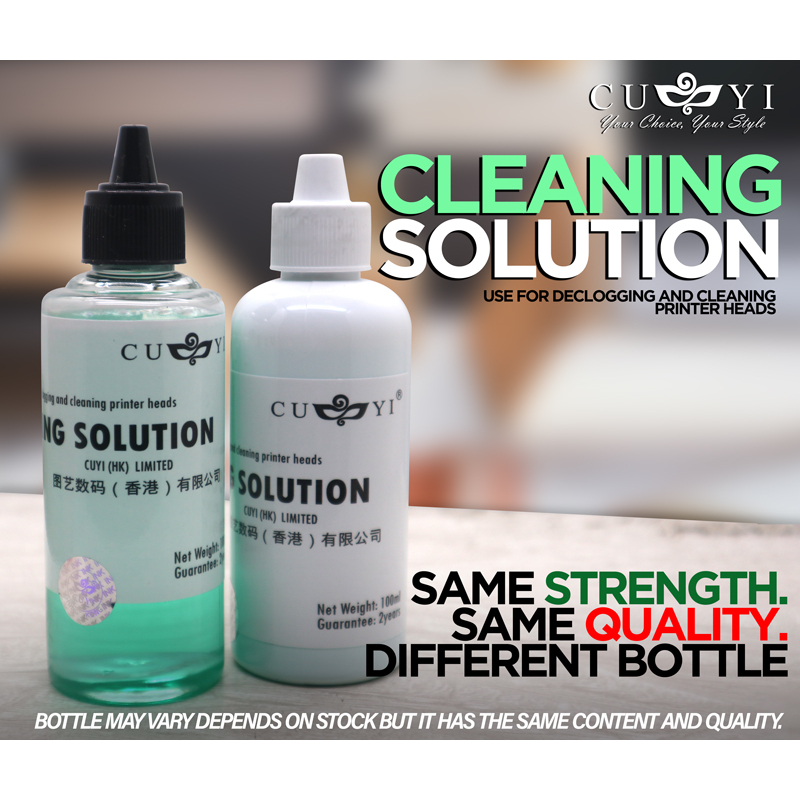100ml CUYI Cleaning Solution and Syringe with Hose for Inkjet Printer ...