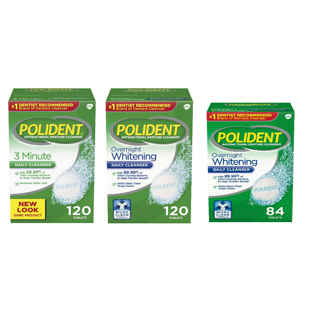 Polident Denture Cleanser 84120 tablets Shopee Philippines
