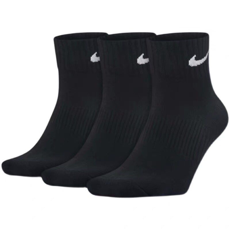 mid cut nike socks, available in black and white | Shopee Philippines