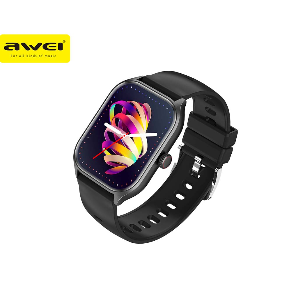 Awei H Full Touch Screen Waterproof Smartwatch Multi Sports Mode