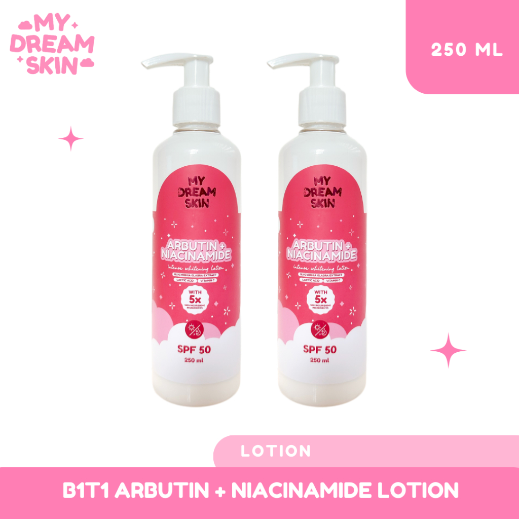 B1T1 ARBUTIN + NIACINAMIDE INTENSE WHITENING LOTION (2pcs, 250ml each ...