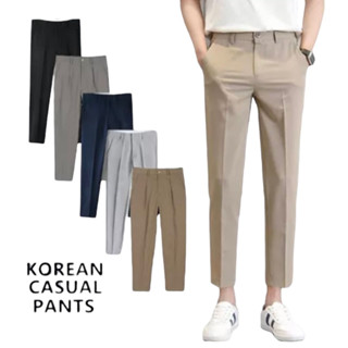 Blue slacks outlet outfit