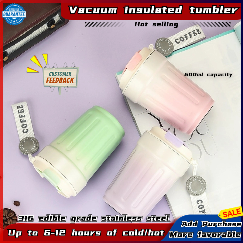 AQUAFLASK Water bottle Vacuum Insulated Tumbler Coffee Mug Hot&Cold