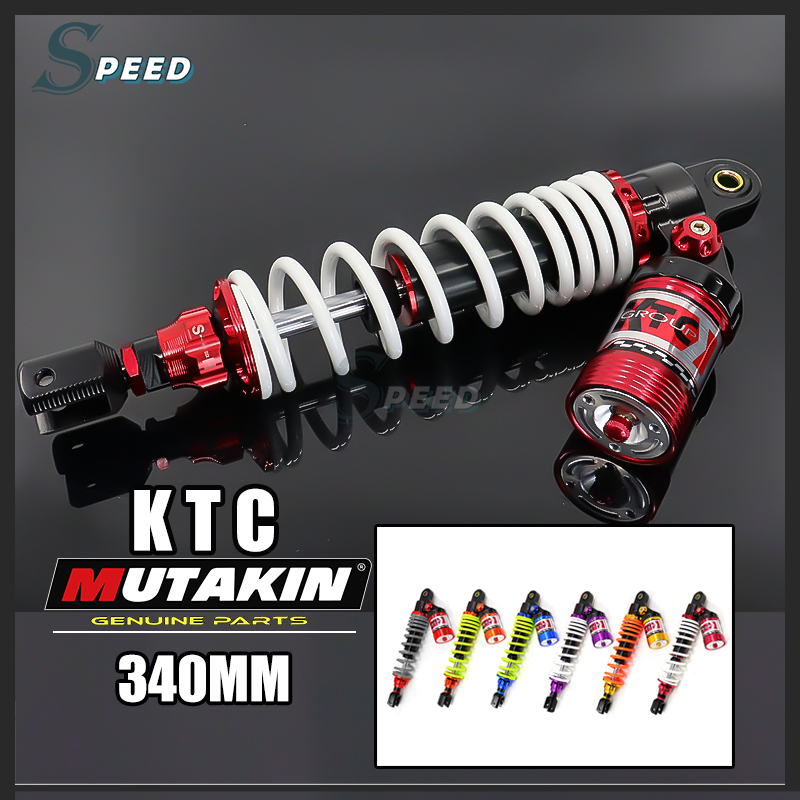 MUTAKIN&KTC Motorcycle Rear Shock With Cap 340MM Nmax V1 V2 PCX XMAX ...