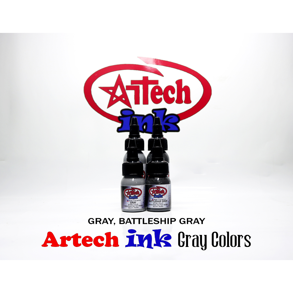 ARTECH INK Tattoo Ink [Colors Gray] by BONG ARQUINES | Shopee Philippines