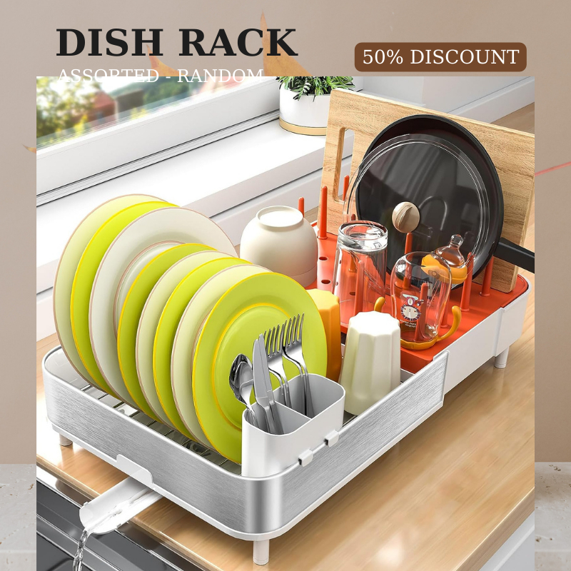 Plate Storage Dish Rack Organizer with Drying Rack z8 Shopee