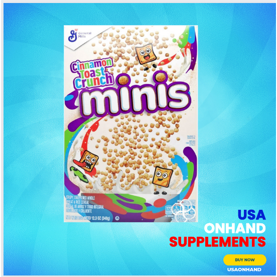 USAOnhand General Mills Cinnamon Toast Crunch Minis Cereal 348g